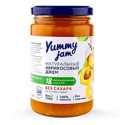 Джем Yummy Jam абрикосовый  350 гр.